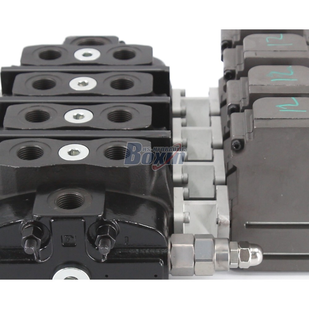 Factory Direct Supply of SD8EMA-4OT Electric Motor 4 Spool Sectional Directional Valve detail image